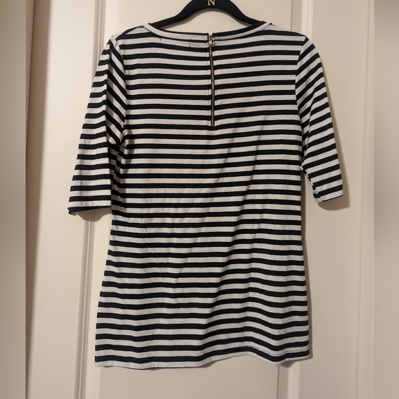 Green Envelope striped boat-necked top - Picture 3 of 3